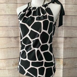 Michael Kors tie accent sleeveless top